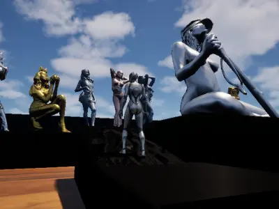 UNREAL ENGINE 5 5 4 PROJECT MUSEU  3D model