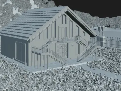 Luxury house 20 Free 3D model