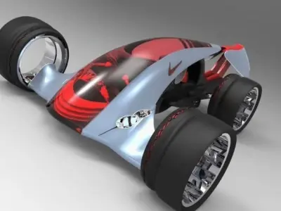 Prototype Nikecar Polyphonie 3D model