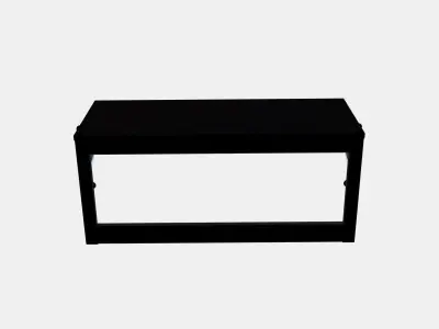 HEMNES Hutablage Low-poly 3D model