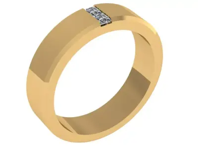 men weeding band 2 princess 3D print model