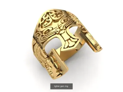 Collection of men jewelry with Medieval jewelry 3D Model Pack