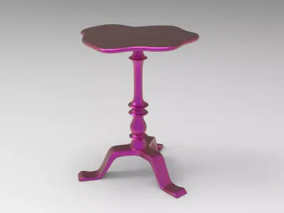 Zara Side Table Low-poly 3D model
