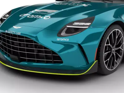 Aston Martin Vantage S F1 Safety Car 2025 3d model 3D model