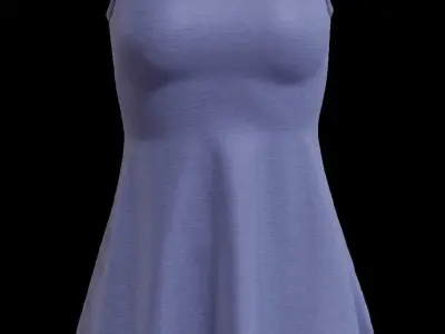 Tennis dress 3D model