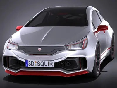 Generic Sport Hatchback 2016 3D model