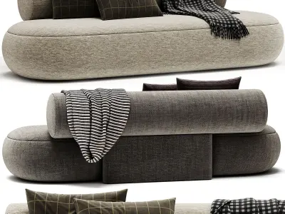 Hippo Sofa By Norr11 3D model
