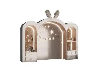 Kids wall panel 18 3D model