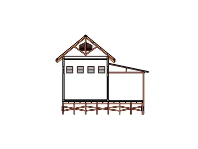Village Warehouse Free 3D model