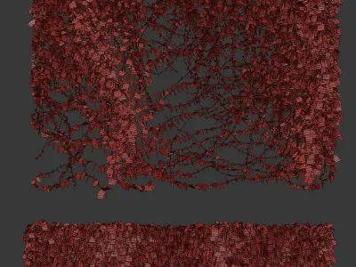 Leaves for walls 3D model