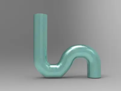 Pipo Vase Low-poly 3D model