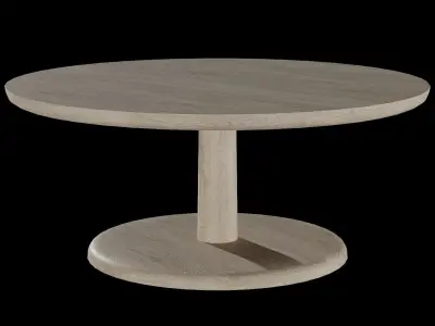PON Table 1295-Oak  Low-poly 3D model