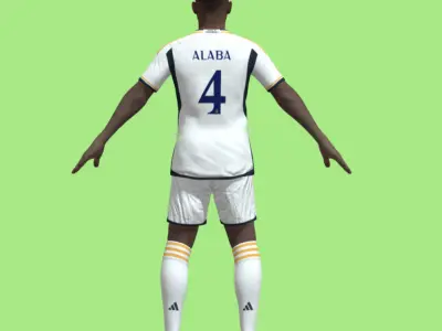 T-Pose David Alaba Real Madrid 23-24 3D model