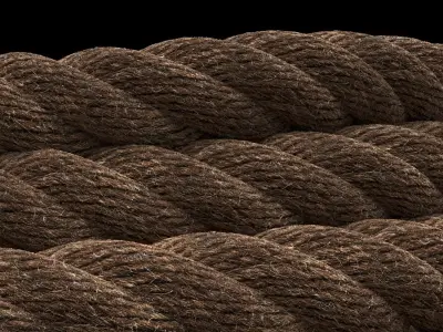 Rope Pile 3D model