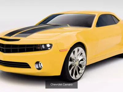 Chevrolet Car Collection 3D Model Pack