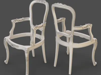 Arm chair CNC 3D model