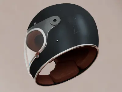 BELL Bulitt Helmet Black 3D model