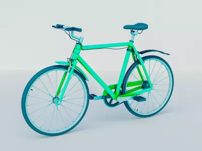 Bicycle Opera 3D Lowpoly Model  in Less Price Low-poly 3D model