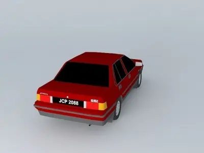 1992 Proton Saga 1.5 Automatic 12 Valve Free 3D model