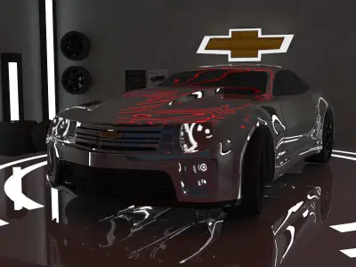 3d car model futuristic 3D model