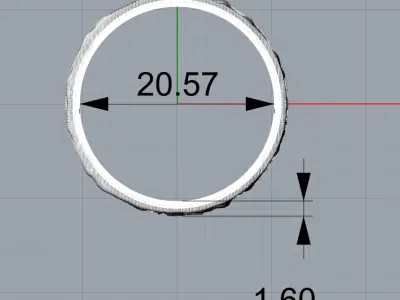 Everest Ring 3D print model