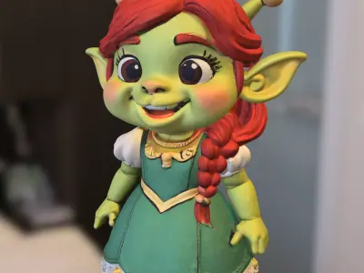 Cute  Princess Ogre Fiona 3D model