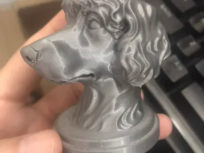 Dog sculpture 3D print model