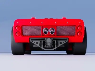 GT40 Mk II 1966 3D print model