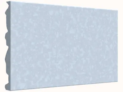 Rough Travertine Stone Wall 3D model