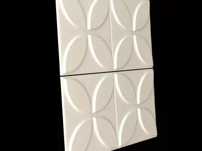 Panel3D06 wall panel 3D model
