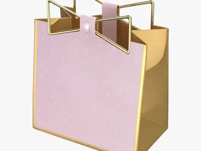 Hallmark Signature 7 Medium Gift Bag 3D model
