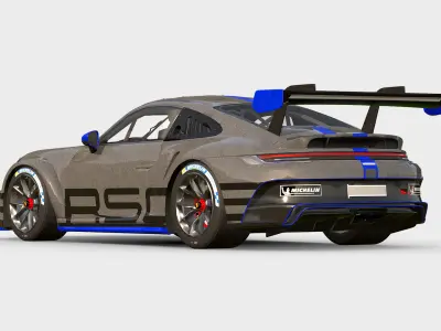 Porsche GT3 Cup 3D model