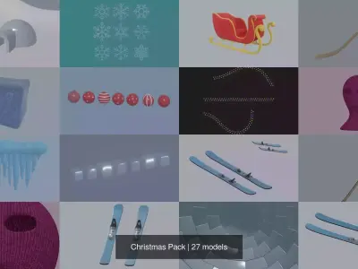 Christmas Pack 3D Model Collection