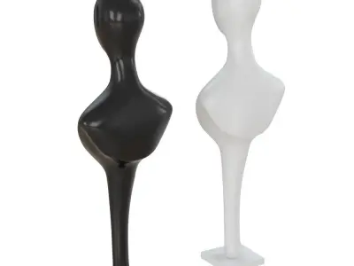 Abstract Female Mannequin AFELLOW H1055 3D model