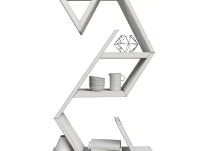 Decorative Set 3D model 7