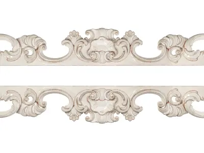 Classic carved 146 3D model