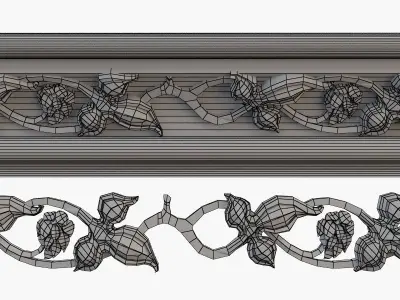 Cornice CNC 3D model