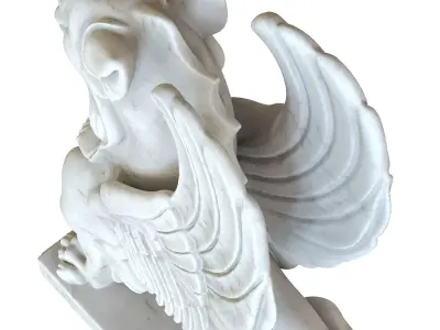 Griffin sculpture 3D model