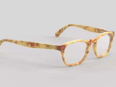 Old Sport Eyewear Glasses Low-poly 3D model