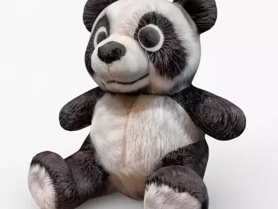 Panda  Low-poly 3D model