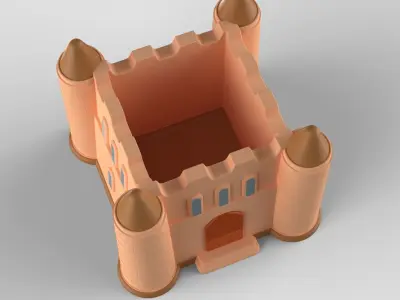 Castle 3D print model