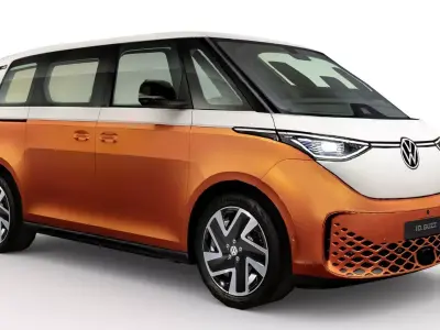 Volkswagen ID Buzz 2024 Low-poly 3D model