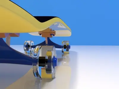 Skateboard 3D model