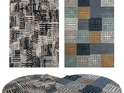 Rugs No 886 Low-poly 3D model