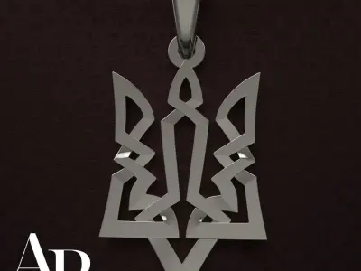 Ukrainian Trident 3D print model get