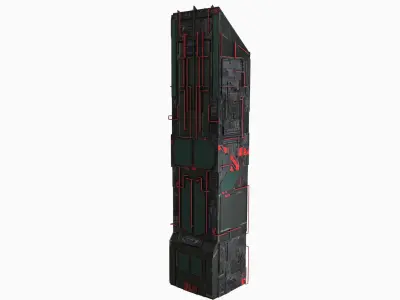 High-Rise pack 01 Low-poly 3D model
