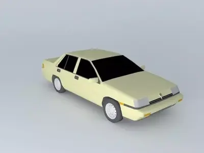 1985 Proton Saga Free 3D model