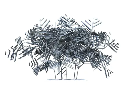 Collection of conceptual shrubs S1C