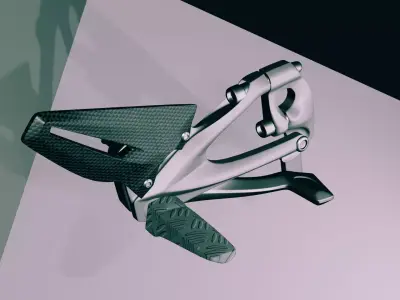 foostep ducati panigale Low-poly 3D model