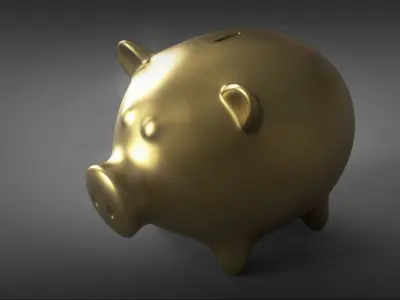 Piggy Bank 3D model